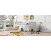 MAYEERTY Full Size Wood Low Loft Bed with Ladder, ladder can be placed on the left or right, White - 3 of 4