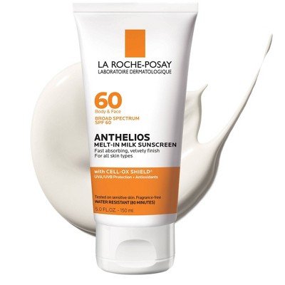 La Roche Posay Anthelios Sunscreen Melt-In-Milk Lotion Face and Body Sunscreen - SPF 60 - 5 fl oz​