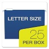 Pendaflex Essentials Colored Hanging Folders 1/5 Tab Letter Navy 25/Box 81615 - image 4 of 4