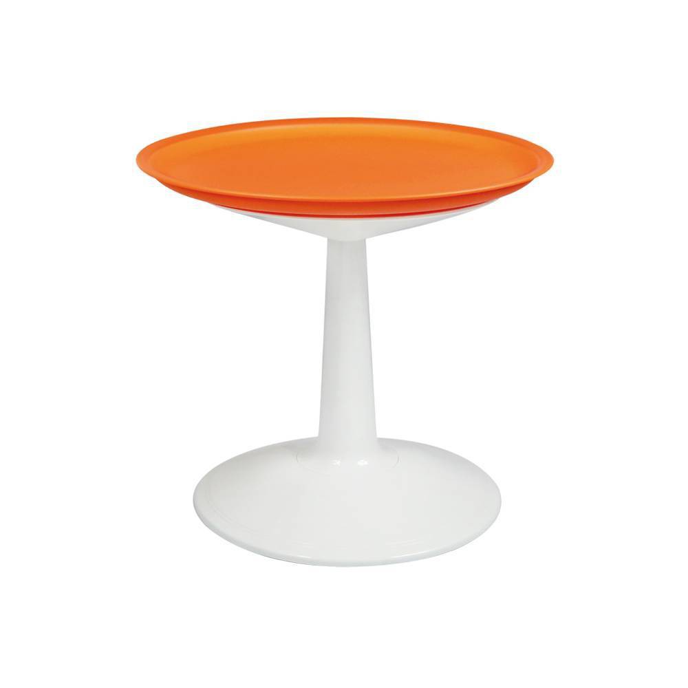 Sprout Round Side Table Orange Lagoon