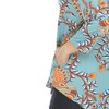 White Mark Women's Vibrant Boho Swing Top - 4 of 4