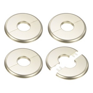 Unique Bargains Self-Adhesive ABS Multipurpose Faucet Escutcheons 4 Pcs - 1 of 4