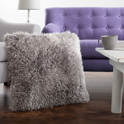 24x24 Oversized Plush Faux Fur Square Throw Pillow - Yorkshire Home :  Target