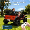 24V 2-Seater Kids Ride-On Truck with Parent Remote Control, Spring Suspension, 2-Speed Electric Vehicle with LED Headlights & Music Player - 4 of 4