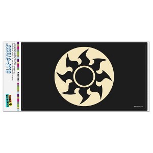 Magic The Gathering White Mana Symbol Automotive Bumper Sticker - 1 of 4