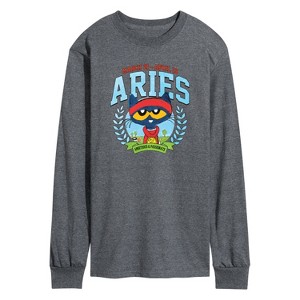 Men's - Pete the Cat - Aries -Kids Men's Long Sleeve Graphic T-Shirt Long Sleeve Graphic T-Shirt - 1 of 4