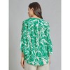 Printed Keyhole Neckline Top - 3 of 3