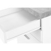 NicBex Mobile File Cabinet with 3 Storage Drawers Contemporary Under Desk Storage Filing Cabinet Office Cabinet for Home, Office - 4 of 4