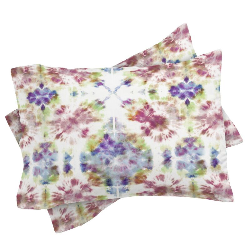 Schatzi Brown Bexeley Tie Dye Rainbow Comforter Set - Deny Designs, 4 of 8