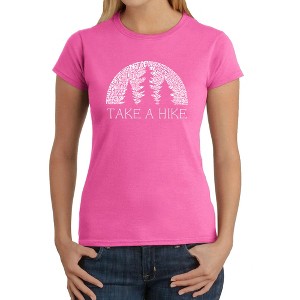 LA Pop Art Women's Word Art T-Shirt - Nature Lover - 1 of 4