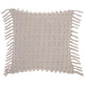 Oversize Life Styles Cut Fray Texture Throw Pillow - Mina Victory - 1 of 4