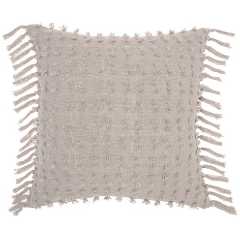 Oversize Life Styles Cut Fray Texture Throw Pillow - Mina Victory - image 1 of 4