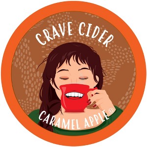 Crave Beverages Caramel Apple Hot Cider Flavored Pods,Keurig 2.0 Brewers, 40 Ct - 1 of 4
