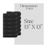 Home Weavers Elegance Essentials 550GSM 100% Cotton Zero Twist Super Absorbent Bath Towel Set - 2 of 4