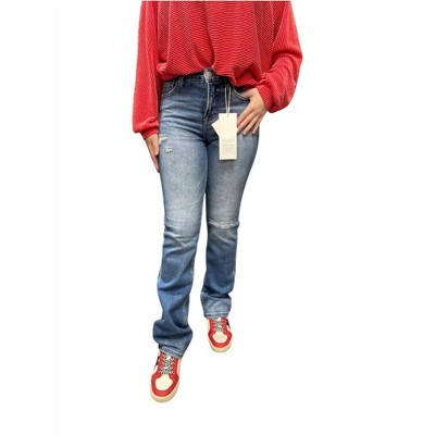 Women's Ava Hr Ankle Straight Jeans - RISEN