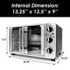 Elite Cuisine 25L French Door Toaster Oven - Black - 3 of 4