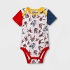 Baby Boys' 3pc Marvel Long Sleeve Top and Bottom Set - Blue - 3 of 4