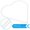 Unique Bargains Metal Heart Shape Dream Catcher Ring Gold 9.8" 6 Pcs - 3 of 4
