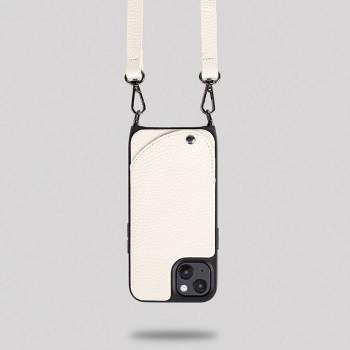 iPhone 12 Mini Leather Designer Phone Case-White