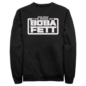 Men's Star Wars: The Book of Boba Fett White Logo Sweatshirt - 1 of 4