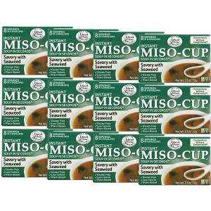 Edward & Sons Savory With Seaweed Instant Miso Cup  - Case of 12/2.5 oz - 1 of 4