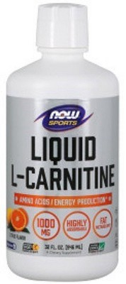 L-Carnitine Liquid, Citrus Flavor by Now Foods  -  32 oz Liquid
