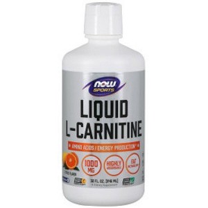L-Carnitine Liquid, Citrus Flavor by Now Foods  -  32 oz Liquid - 1 of 2