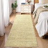 Washable Runner Rug – Non-Slip Minimalist Accent Rug for Hallway, Kitchen & Laundry, Soft, Low Pile, Solid Color - 2 of 4