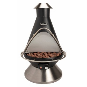 Cuisinart Chimenea Style LP Outdoor Fire Pit: Directional Heat, 40,000 BTU, 20 lb. Tank Capacity - 1 of 4