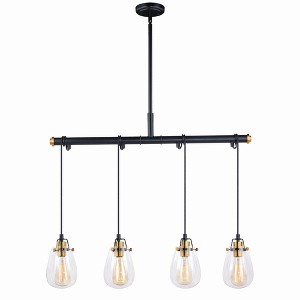 Vaxcel Kassidy 4 - Light Pendant in  Black - 1 of 4