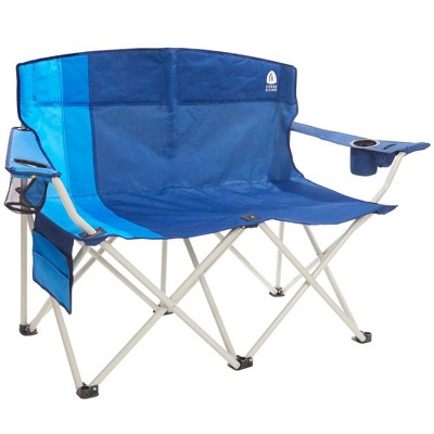 blue foldable chair