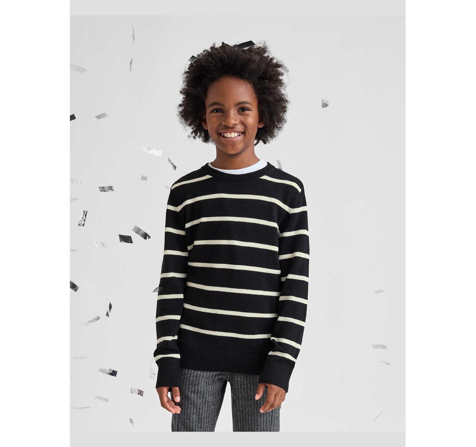 The Children's Place Boys Lightweight Striped Sweater