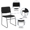 Flash Furniture HERCULES Series 500 lb. Capacity High Density Stacking Chair with Sled Base - image 3 of 4