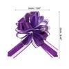 Unique Bargains Matte Bows for Gift Wrapping Christmas Decorative 47.24"x1.97" 3Pcs - 2 of 4