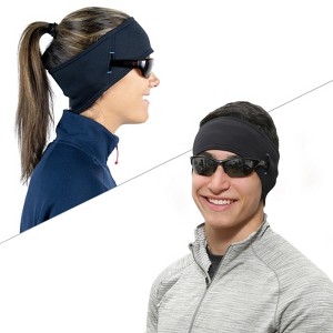 TrailHeads Running Headband with Sunglasses Slots for Men and Women for Winter Sports, Workouts - 1 of 4