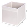 Unique Bargains Shelves Closet Fabric Storage Bin for Organizing Clothes Books 1 Pc - 4 of 4