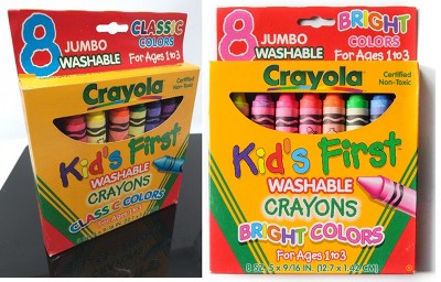 Crayola 8ct Washable Large Crayons : Target