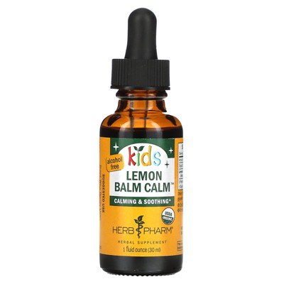 Herb Pharm Kids Lemon Balm Calm, Alcohol Free, 1 fl oz (30 ml)