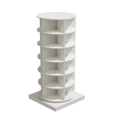 Rotating Shoe Rack, 6-Tier Spinning Shoe Rack, 360° Free Standing  Shoe Rack Tower, Space-Saving Revolving Shoe Organizer