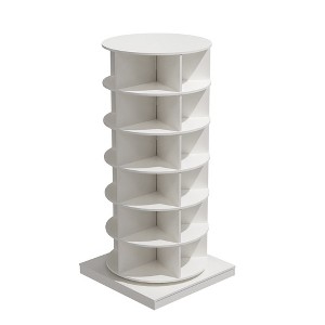 Rotating Shoe Rack, 6-Tier Spinning Shoe Rack, 360° Free Standing  Shoe Rack Tower, Space-Saving Revolving Shoe Organizer - 1 of 4