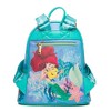 The Little Mermaid - Ariel WondaPop 11" Vegan Leather Fashion Mini Backpack - 2 of 4