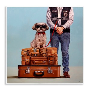 Stupell Industries Funny Service Human Dog Wall Plaque Art, 12" x 12" - 1 of 4