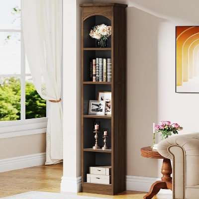 Hommoo 70.9-Inch Tall 5-Tier Narrow Cube Bookcase
