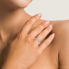 Pompeii3 1 1/3CT Diamond Engagement Ring in White, Yellow, or Rose Gold Lab Created - 4 of 4
