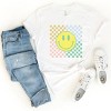 Simply Sage Market Four Square Smiley Face Short Sleeve Tee - 3 of 4