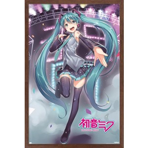 Trends International Hatsune Miku - Stage Lights Framed Wall Poster Prints - 1 of 4