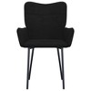 vidaXL Dining Chairs, 2 Pcs, Black Velvet - 4 of 4