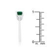 Slickblue Sleek 1.8ct CZ Classic Statement Ring, Cushion Cut Center & Trillion Accents, Multiple Color Option, Sizes 5-10 - 4 of 4