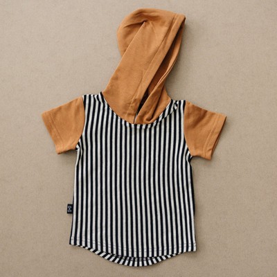 Kids Knox Short Sleeve Hooded Tee - Olive + Scout