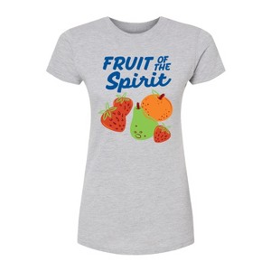 Women's - Instant Message - Fruit Of The Spirit Fitted Graphic T-Shirt - 1 of 3